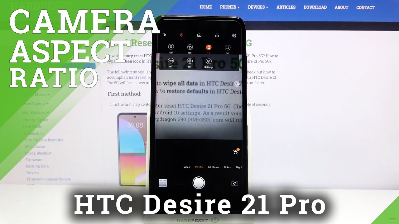 How to Change Aspect Ratio in HTC Desire 21 Pro – Set Up Aspect Ratio