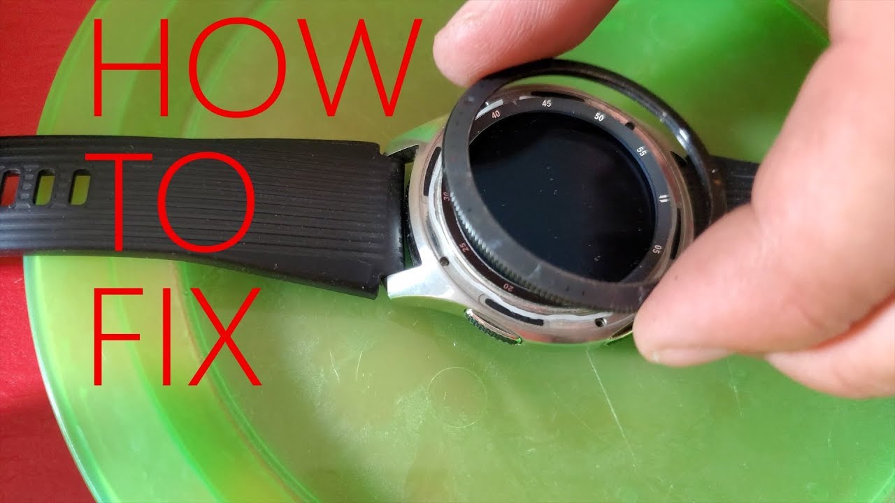 How to Fix Samsung Galaxy Watch Bezel Ring