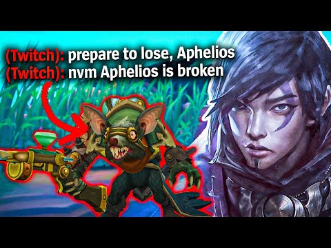 How to stomp Twitch with Aphelios (Hardest Matchup)