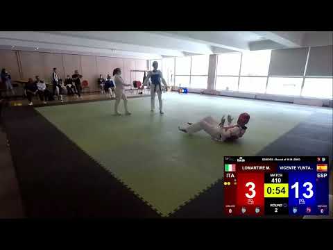 Adrian VICENTE YUNTA (ESP) VS Matias LOMARTIRE (ITA) - M-58 R16. 9th Ramus Sofia Open 2022