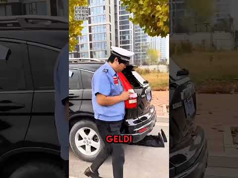 Polis, Arabasının Altında Saklanan Sahibini Buldu! 😲