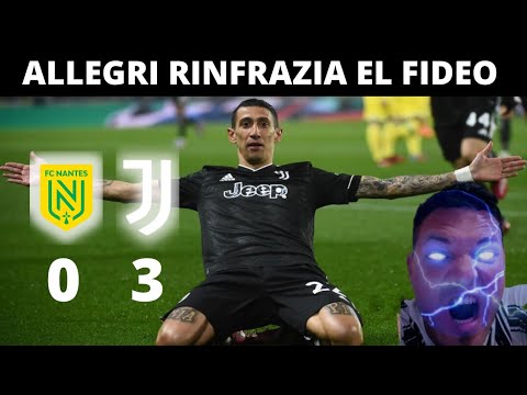 Nantes Juventus 0 a 3    DI MARIA SALVA ALLEGRI   ||   LE MAGIEN del FIDEO.