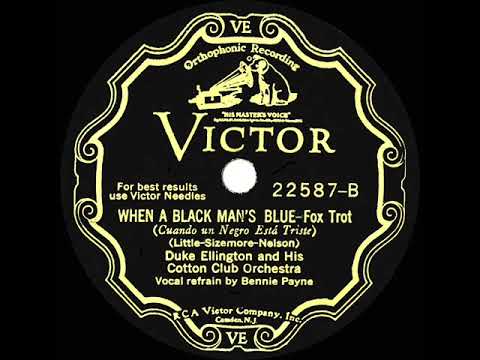 1930 Duke Ellington - When A Black Man’s Blue (78 single version - Bennie Payne, vocal)