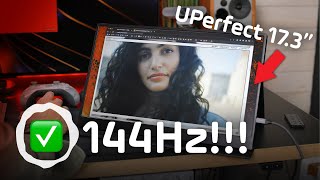 144 Hz Portable Gaming Monitor 🤯 from UPERFECT 🎯 REVIEW