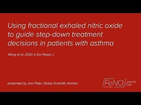 FeNO Journal Club - Using FeNO to guide step-down treatment decisions in patients with asthma.