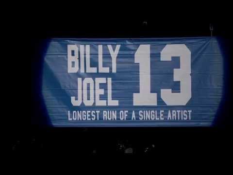 Billy Joel Honored With Banner At MSG (January 9, 2015)