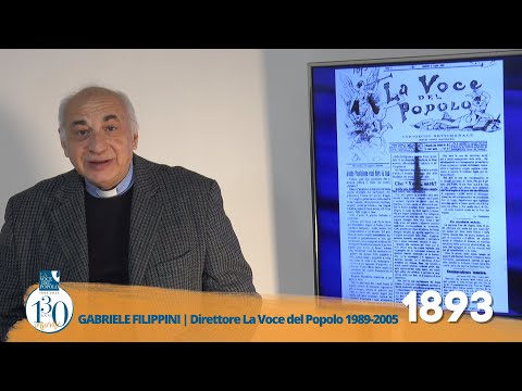 1893_Il primo numero del settimanale: il commento di mons. Gabriele Filippini