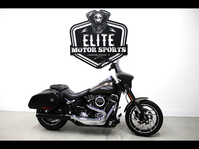 Buy Used 2020 HARLEY DAVIDSON SPORT GLIDE FLSB CRUISER 2CYL. - - Elite Motor Sports located in Boynton Beach, Florida