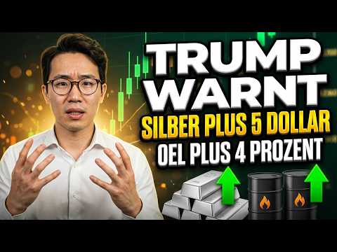 TRUMP HAT GERADE den IRAN GEWARNT – Silber +5$, Öl +4% (Krieg in wenigen Wochen?)