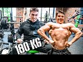 180 KG Bankdrücken in der Diät!