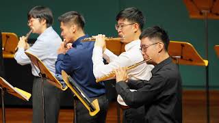 King's Flute Choir performing Ballet Music from Elverhoj