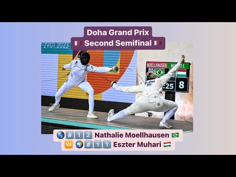 Doha Grand Prix 2023 SWE - L4 - Nathalie Moelhaussen BRA v Eszter Muhari HUN