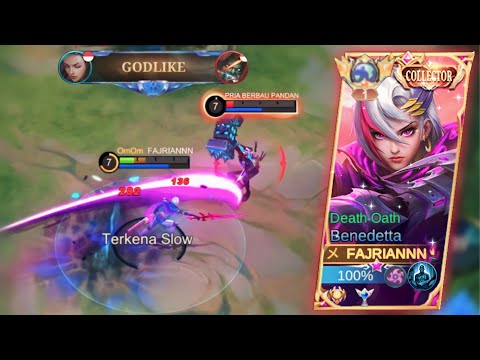 TOP GLOBAL BENEDETTA | BENEDETTA HIGH DAMAGE | BENEDETTA GAMEPLAY MOBILE LEGENDS