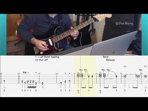 On An Island (David Gilmour) Guitar Solo Cover with TAB