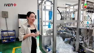 Watch live streaming at the IVEN I.V. Infusion bag production line plant