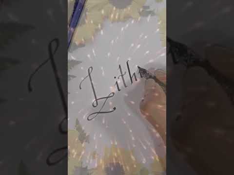 Lithika  |Name Art|🪄🪄📝📝#shorts - Req #303
