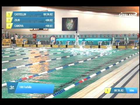 Serie 2 dei 100 Farfalla  Assoluti Maschi Master - Campionati Regionali Masters 2014 di Veneto e Fr