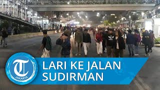 Kocar Kacir, Massa Aksi Lari ke Jalan Jenderal Sudirman