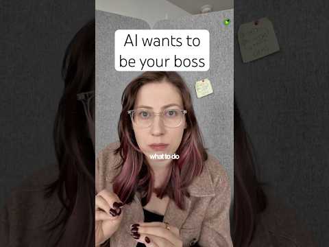 Video Thumbnail: AI wants to be your boss