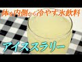 【熱中症対策】体を内側から冷やす氷飲料 アイススラリーの作り方【ビーレジェンド プロテイン】