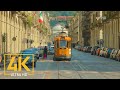 4K Turin, Italy - City Life Video with City Sounds - Top Italian Destinations