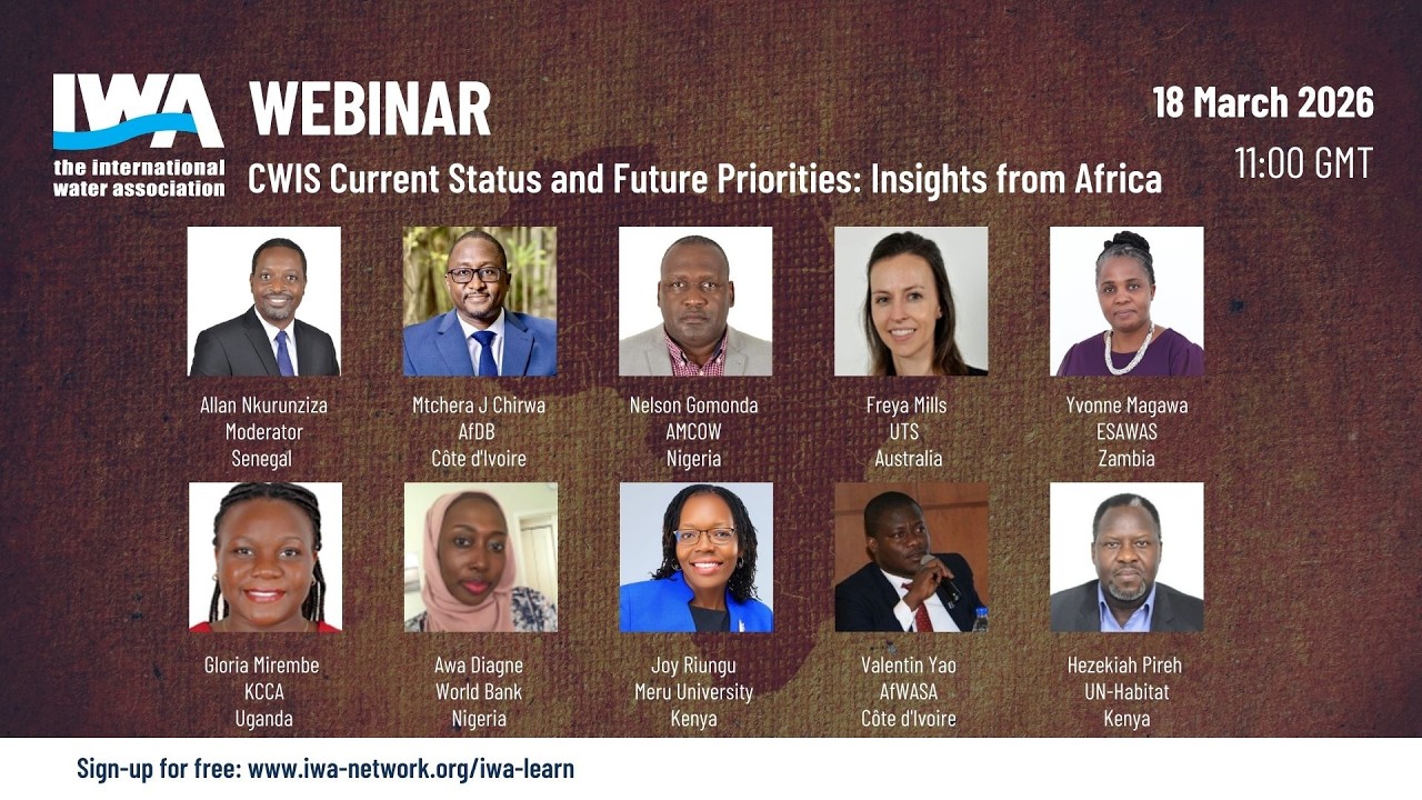 IWA Webinar: CWIS Current Status and Future Priorities: Insights from Africa