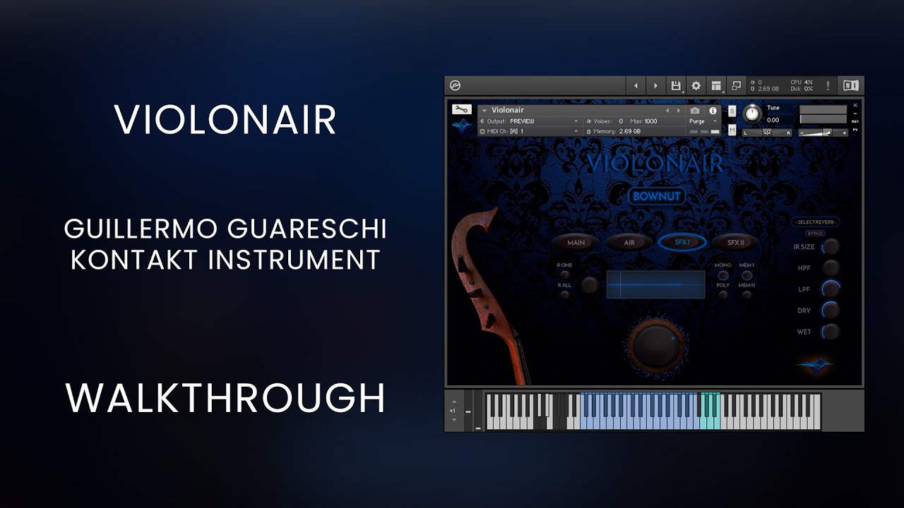 Violonair // Kontakt // Guillermo Guareschi // Walkthrough