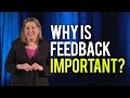 Why is Feedback Important?