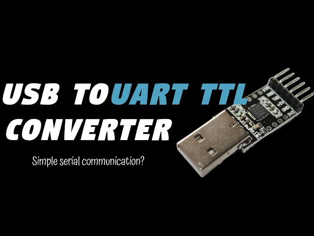 Vídeo relacionado con UART-TTL USB Adaptador con CH340G Modulo Convertidor 3.3V y 5V con Jumper Cable Compatible con Arduino