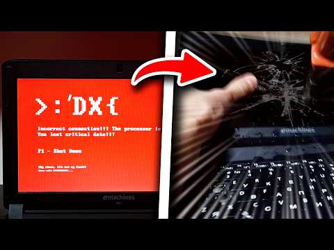 My Laptop Went Crazy and I Destroyed It (Windows 8 kill screen)