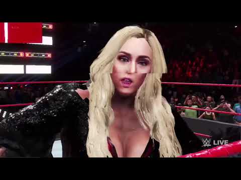 WWE2k20: Charlotte Flair vs. Dosvetanya w/ Brooklyn