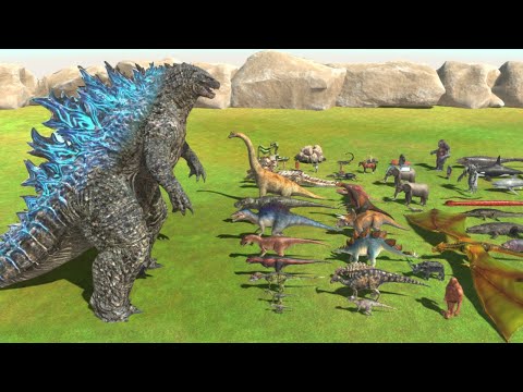 Godzilla vs ALL Units - Animal Revolt Battle Simulator