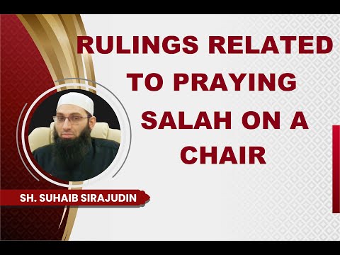 Rulings Related To Praying Salah On A Chair With A Demonstration #praying_salah_on_a_chair