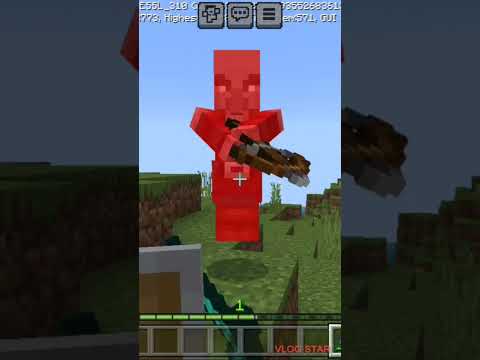 Unbelievable! Vanishing Villager in Red-Gaming! 😱 #Minecraft