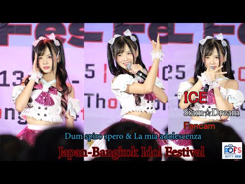 25062022 [Fancam] Ice SiamDream - Dum spiro spero & La mia adolescenza @Japan-Bangkok Idol Festival