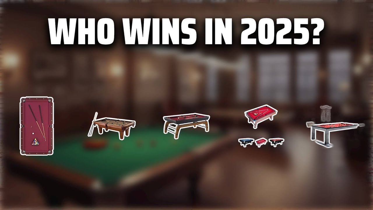 The Top 5 Best Slate Pool Table in 2025 - Must Watch Before Buying!