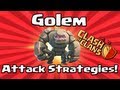 Clash of Clans - Golem Attack Strategies 