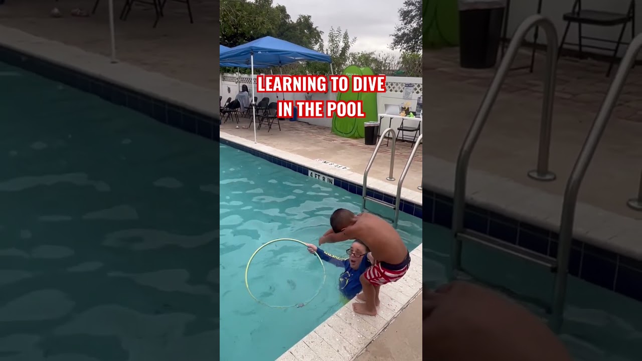LEARN TO DIVE IN THE POOL