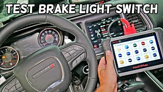 HOW TO TEST BRAKE LIGHT SWITCH ON DODGE CHALLENGER
