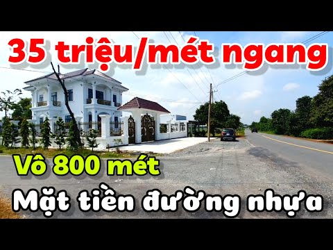 Bán đất đường nhựa 35 triệu mét ngang đang trồng cao su lên được thổ cư ở Long Chữ Tây Ninh