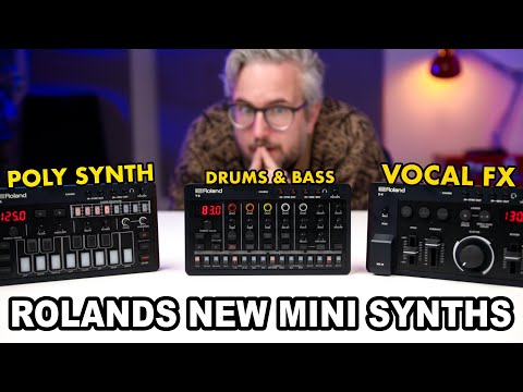 ROLAND AIRA COMPACT – a portable mini synth setup with J6 Synth, T8 drum machine and E4 vocal FX