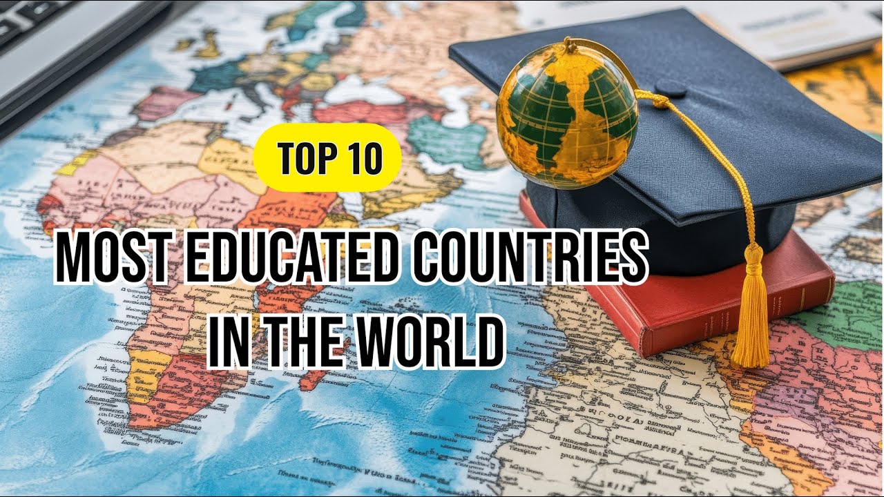 Top 10 Most Educated Countries in the World 🌍🎓 | Global Education Rankings