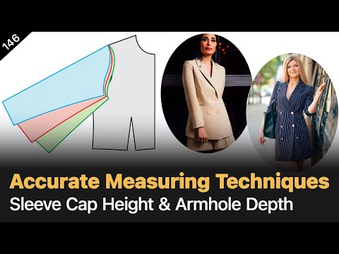 Garments vs Patterns: Measuring Armhole Depth & Sleeve Cap Height [Pattern Making Tutorial]