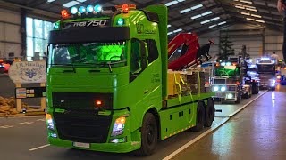 MEGA RC Model Trucks NIGHT RUN - RC MAN, ACTROS, SCANIA, VOLVO, SUPER SCALE!!