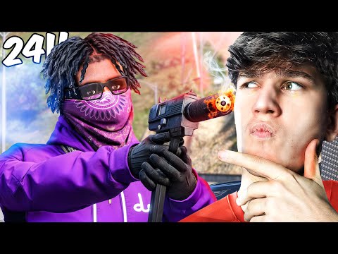 Zostałem BALLASEM na 24h w GTA V!💀