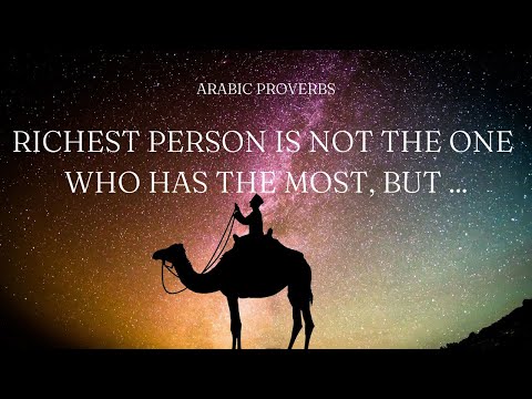 The Rich and Deep Arabic Proverbs and Sayings about life