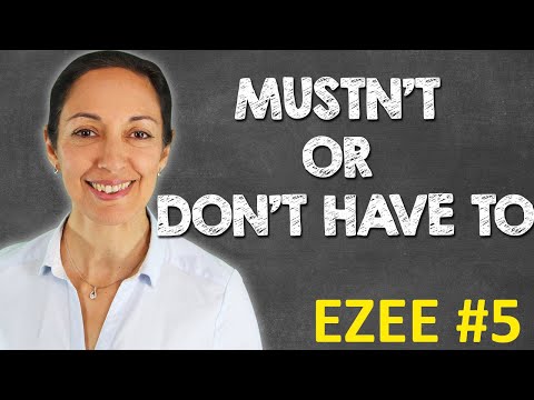 Common mistakes | 'must' & 'have to' | Speak English with confidence (EZEE #5)