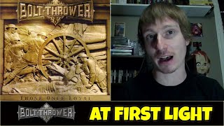 Bolt Thrower - At First Light | REACTION