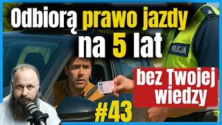 Kierowcy tracą prawo jazdy, nie mając o tym pojęcia!? Nowe Przepisy. #043