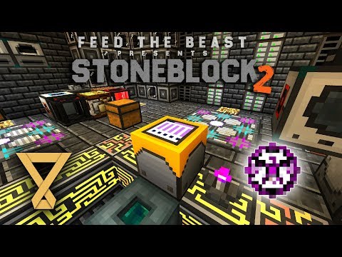Wireless Crafting + Teleportation - FTB Stoneblock 2 #35 [Let's Play] [Deutsch] [German]